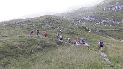 Montée au refuge Brioschi Montée au refuge Brioschi